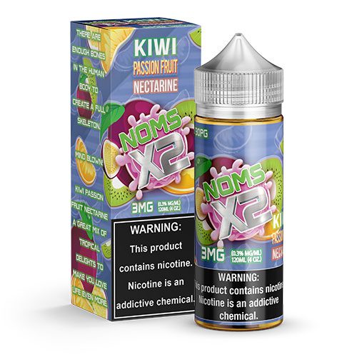 Buy Nomenon | Kiwi Passionfruit Nectarine Noms X2 | Ejuice | Eliquid | 120 ml E-Juice Resellers at Cheap Wholesale Distributor Deal Prices from ejuiceresellers.com