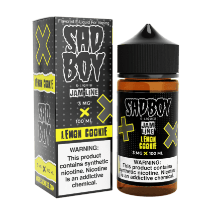 Buy Sad Boy | Lemon Cookie Jam Line | Ejuice | Eliquid | 100 mL at Cheap Wholesale Distributor Deal Prices from ejuiceresellers.com