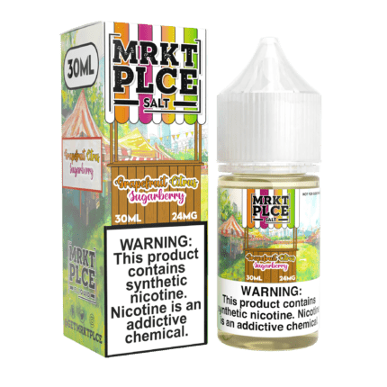 Buy MRKT PLCE | Grapefruit Citrus Sugarberry | Ejuice | Eliquid | Salt | 30 ml E-Juice Resellers at Cheap Wholesale Distributor Deal Prices from ejuiceresellers.com