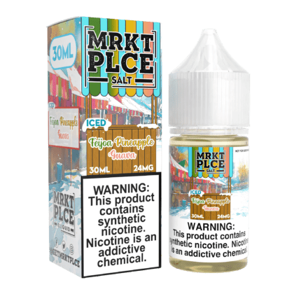 Buy MRKT PLCE | Iced Feihoa Pineapple Guava | Ejuice | Eliquid | Salt | 30 ml E-Juice Resellers at Cheap Wholesale Distributor Deal Prices from ejuiceresellers.com