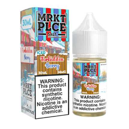 Buy MRKT PLCE | Iced Forbidden Berry | Ejuice | Eliquid | Salt | 30 ml E-Juice Resellers at Cheap Wholesale Distributor Deal Prices from ejuiceresellers.com