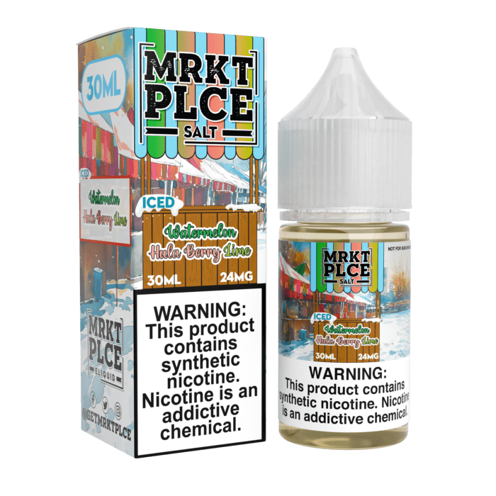 Buy MRKT PLCE | Iced Watermelon Hula Berry Lime | Ejuice | Eliquid | Salt | 30 ml E-Juice Resellers at Cheap Wholesale Distributor Deal Prices from ejuiceresellers.com