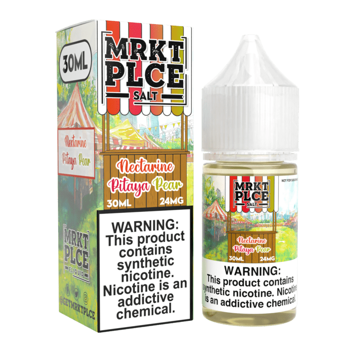 Buy MRKT PLCE | Nectarine Pitaya Pear | Ejuice | Eliquid | Salt | 30 ml E-Juice Resellers at Cheap Wholesale Distributor Deal Prices from ejuiceresellers.com