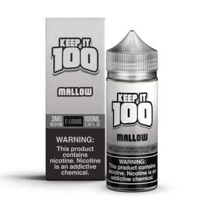 Buy Keep It 100 | Mallow | Ejuice | Eliquid | 100 mL at Cheap Wholesale Distributor Deal Prices from ejuiceresellers.com