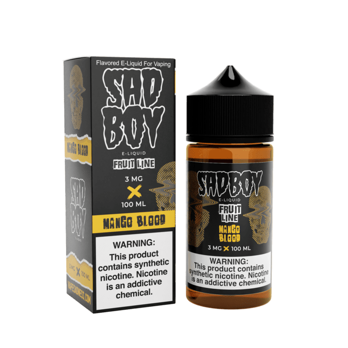 Buy Sad Boy | Mango Blood Fruit Line | Ejuice | Eliquid | 100 mL at Cheap Wholesale Distributor Deal Prices from ejuiceresellers.com