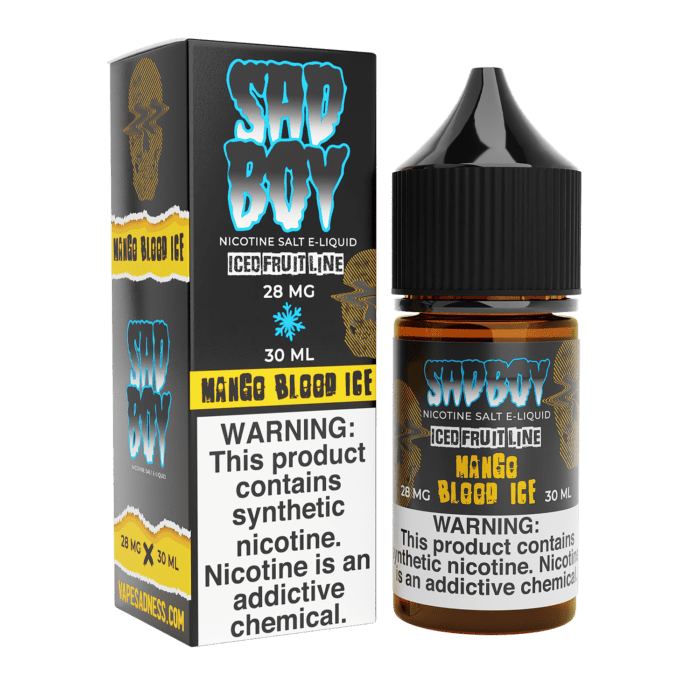 Buy Sad Boy | Mango Blood Ice Line | Ejuice | Eliquid | 30 mL at Cheap Wholesale Distributor Deal Prices from ejuiceresellers.com