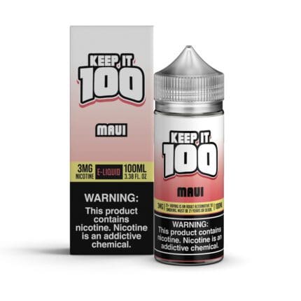 Buy Keep It 100 | Maui | Ejuice | Eliquid | 100 mL at Cheap Wholesale Distributor Deal Prices from ejuiceresellers.com