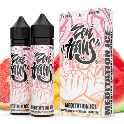 Buy Zen Haus | Meditation Ice | Watermelon Jackfruit Grapefruit | Ejuice | Eliquid | 120 mL at Cheap Wholesale Distributor Deal Prices from ejuiceresellers.com