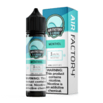 Buy Air Factory | Menthol | Ejuice | Eliquid | 60mL at Cheap Wholesale Distributor Deal Prices from ejuiceresellers.com