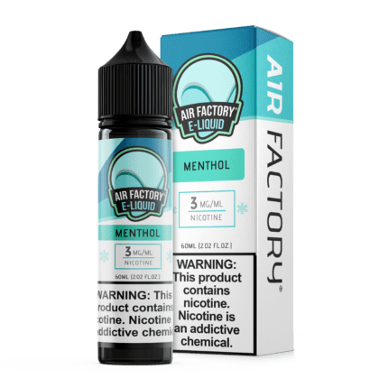 Buy Air Factory | Menthol | Ejuice | Eliquid | 60mL at Cheap Wholesale Distributor Deal Prices from ejuiceresellers.com