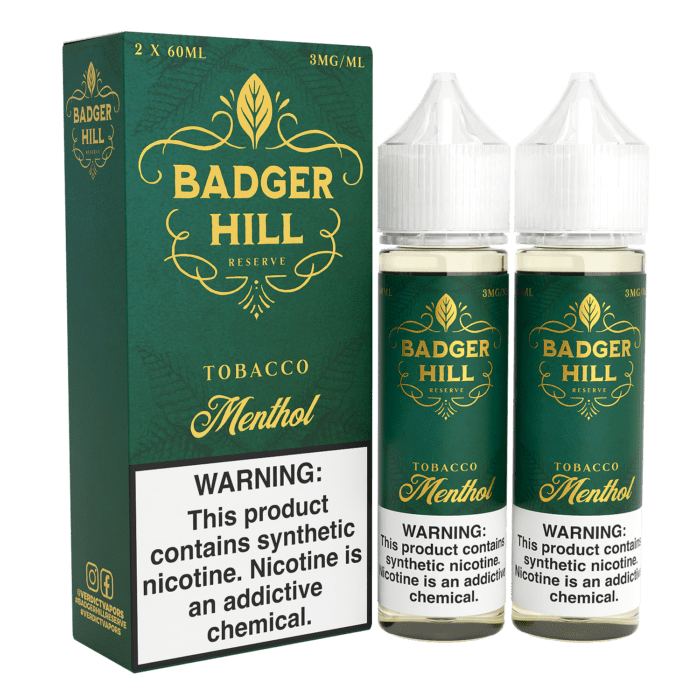 Buy Badger Hill | Menthol Badger | ELiquid 120ml | E-Juice | EjuiceResellers at Cheap Wholesale Distributor Deal Prices from ejuiceresellers.com