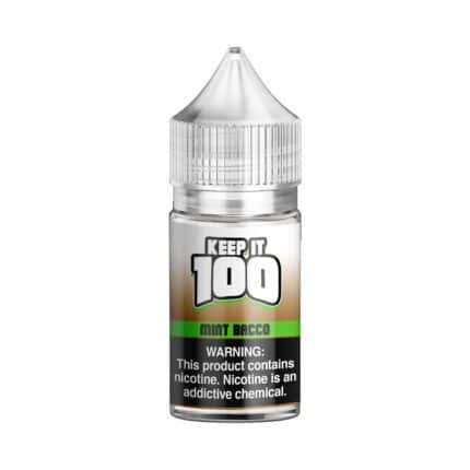 Buy Keep it 100 | Mint Bacco | Ejuice | Eliquid | Salt |30 ml at Cheap Wholesale Distributor Deal Prices from ejuiceresellers.com