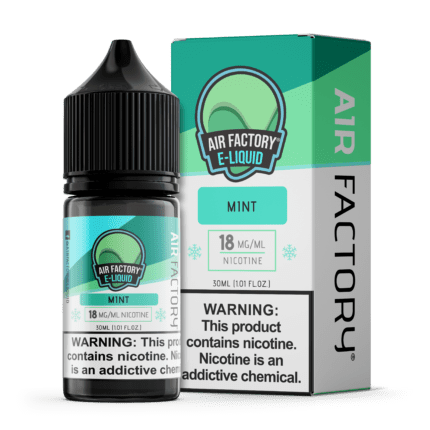 Buy Air Factory | Mint | Salts | Ejuice | Eliquid | 30 mL at Cheap Wholesale Distributor Deal Prices from ejuiceresellers.com