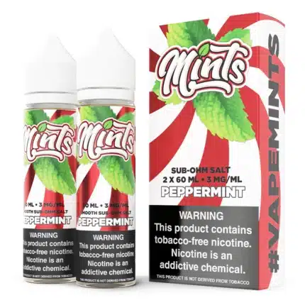 Buy Mints Vape Co. | PepperMint | Ejuice | Eliquid | 120 mL at Cheap Wholesale Distributor Deal Prices from ejuiceresellers.com