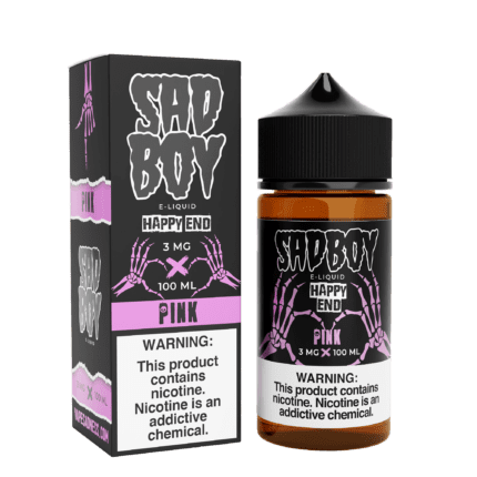 Buy Sad Boy | Pink Happy End Line | Ejuice | Eliquid | 100 mL at Cheap Wholesale Distributor Deal Prices from ejuiceresellers.com