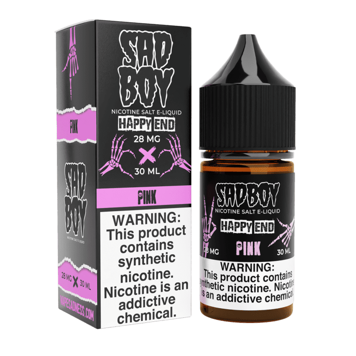 Buy Sad Boy | Pink Happy End Line | Ejuice | Eliquid | 30 mL at Cheap Wholesale Distributor Deal Prices from ejuiceresellers.com