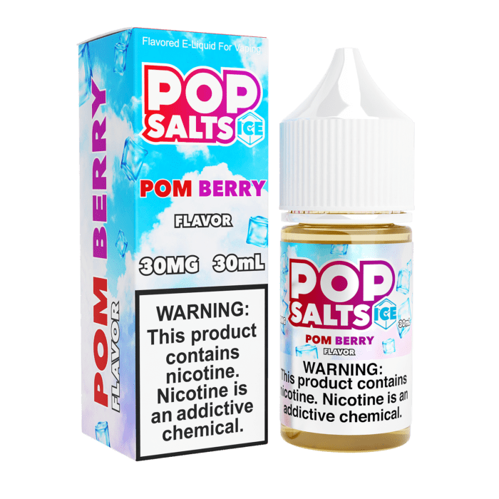 Buy Pop Salts | Pom Berry Ice | Salts | Ejuice | Eliquid | 30 mL at Cheap Wholesale Distributor Deal Prices from ejuiceresellers.com