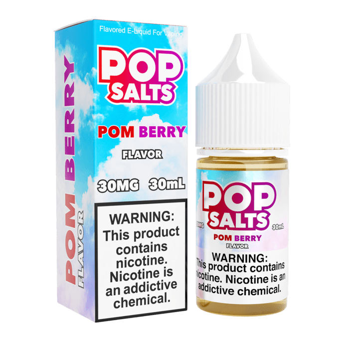 Buy Pop Salts | Pom Berry | Salts | Ejuice | Eliquid | 30 mL at Cheap Wholesale Distributor Deal Prices from ejuiceresellers.com