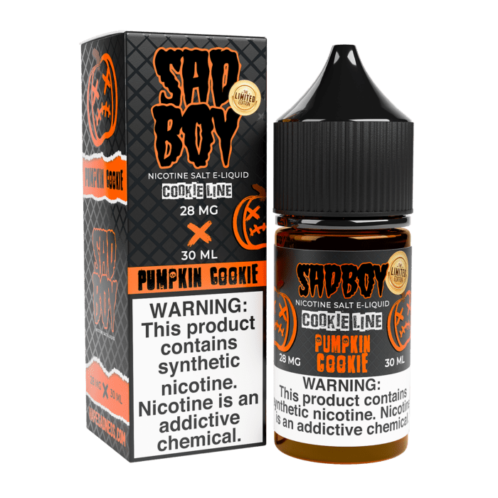 Buy Sad Boy | Pumpkin Cookie Line | Ejuice | Eliquid | 30 mL at Cheap Wholesale Distributor Deal Prices from ejuiceresellers.com