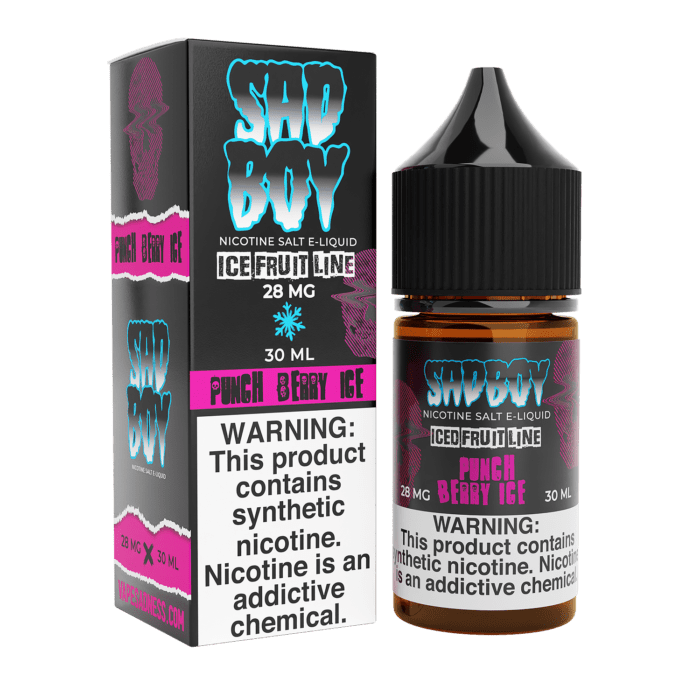 Buy Sad Boy | Punch Berry Ice Line | Ejuice | Eliquid | 30 mL at Cheap Wholesale Distributor Deal Prices from ejuiceresellers.com