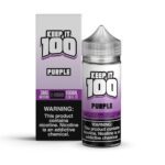 Buy Keep It 100 | Purple | Ejuice | Eliquid | 100 mL at Cheap Wholesale Distributor Deal Prices from ejuiceresellers.com