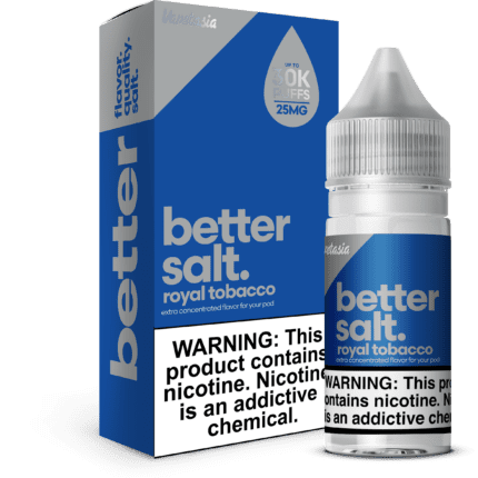 Buy better salt | Royal Tobacco | Ejuice | Eliquid | Salts | 120 mL at Cheap Wholesale Distributor Deal Prices from ejuiceresellers.com