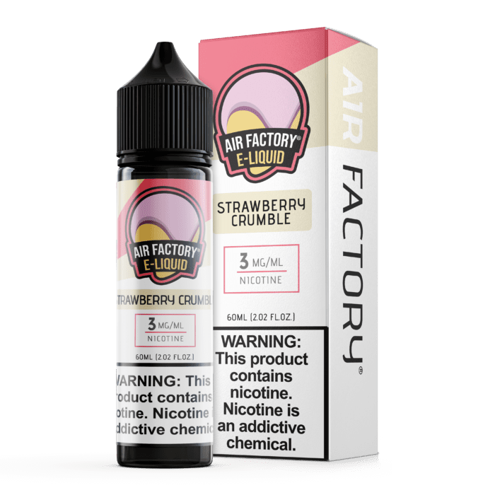 Buy Air Factory | Strawberry Crumble | Ejuice | Eliquid | 60mL at Cheap Wholesale Distributor Deal Prices from ejuiceresellers.com