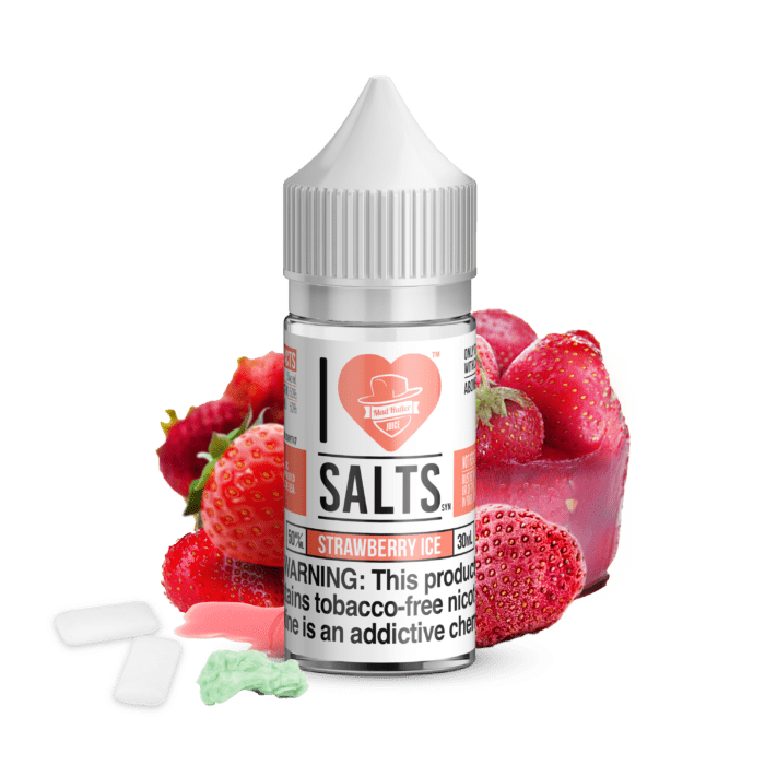 Buy I Love Salts | Strawberry Ice | Ejuice | Eliquid | 30 mL at Cheap Wholesale Distributor Deal Prices from ejuiceresellers.com