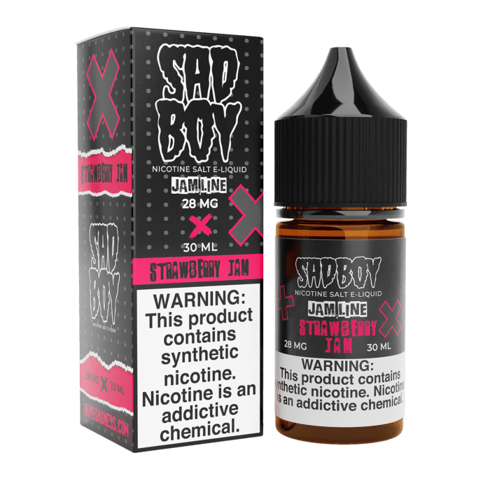 Buy Sad Boy | Strawberry Jam Line | Ejuice | Eliquid | 30 mL at Cheap Wholesale Distributor Deal Prices from ejuiceresellers.com