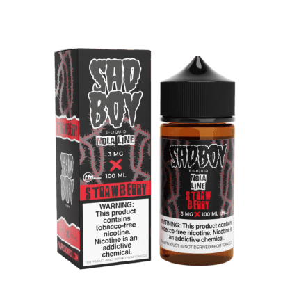 Buy Sad Boy | Strawberry Nola Line | Ejuice | Eliquid | 100 mL at Cheap Wholesale Distributor Deal Prices from ejuiceresellers.com