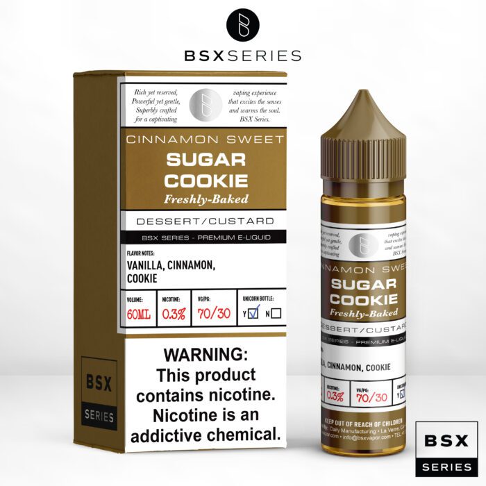 Buy Glas | Sugar Cookie BSX | Ejuice | Eliquid | 60 ml at Cheap Wholesale Distributor Deal Prices from ejuiceresellers.com