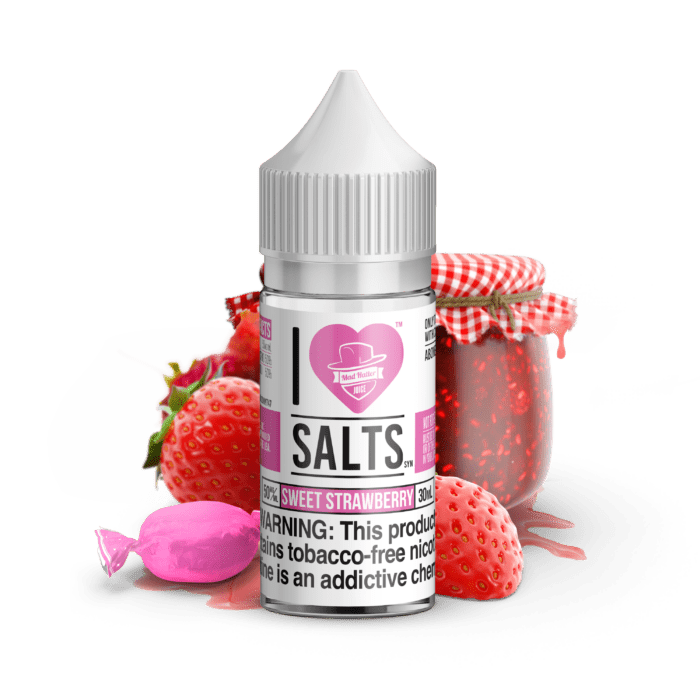 Buy I Love Salts | Sweet Strawberry | Ejuice | Eliquid | 30 mL at Cheap Wholesale Distributor Deal Prices from ejuiceresellers.com