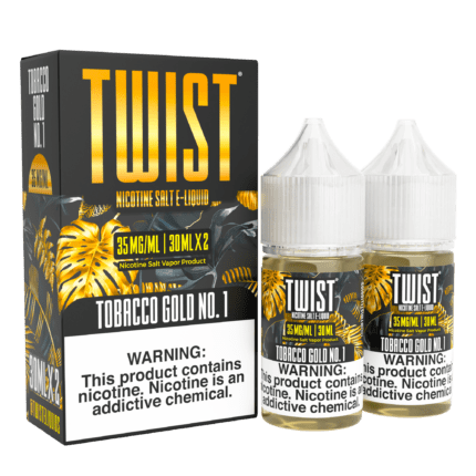 Buy Twist | Tobacco Gold No. 1 | Ejuice | Eliquid | Salts | 30ml | 60ml at Cheap Wholesale Distributor Deal Prices from ejuiceresellers.com