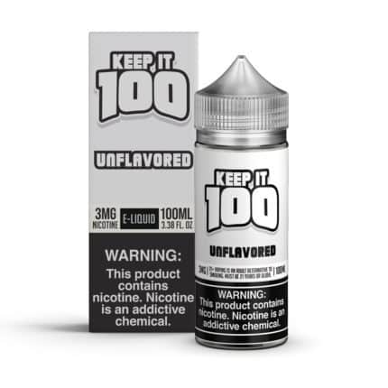 Buy Keep It 100 | Unflavored | Ejuice | Eliquid | 100 mL at Cheap Wholesale Distributor Deal Prices from ejuiceresellers.com