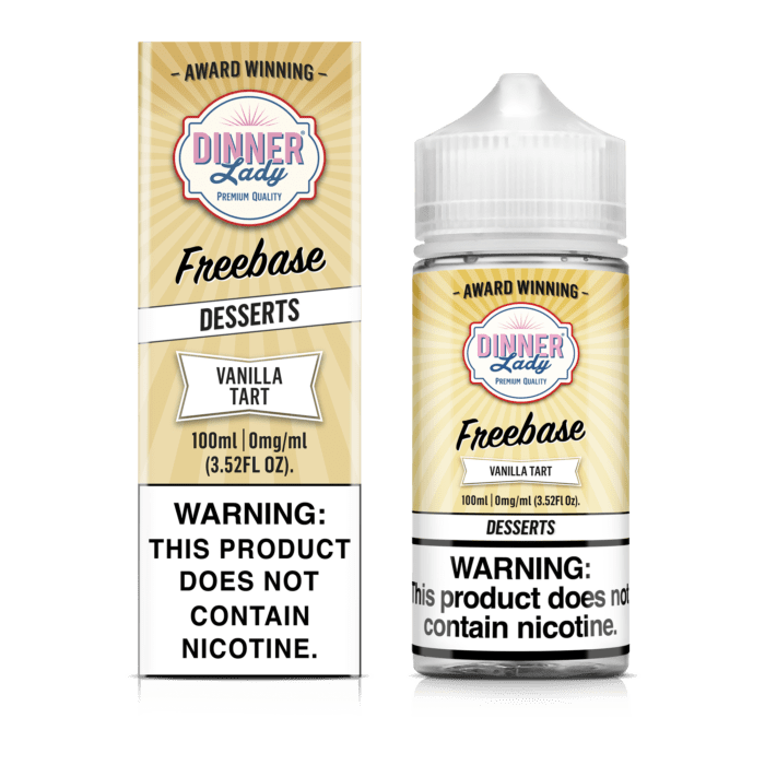 Buy Dinner Lady | Vanilla Tart Desserts | Ejuice | Eliquid | Freebase | 100ml at Cheap Wholesale Distributor Deal Prices from ejuiceresellers.com