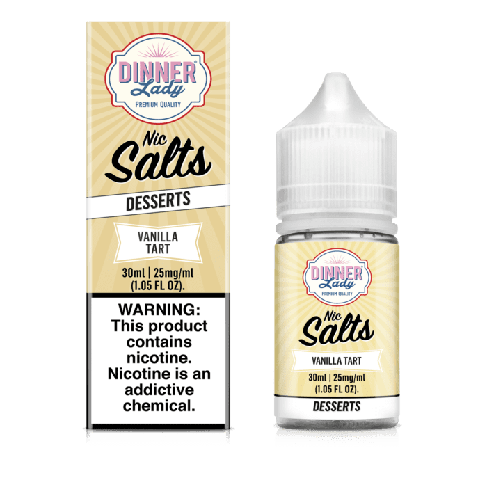 Buy Dinner Lady | Vanilla Tart Desserts | Ejuice | Eliquid | Salts | 30 ml at Cheap Wholesale Distributor Deal Prices from ejuiceresellers.com