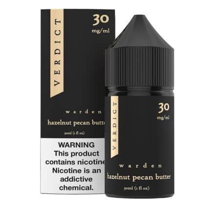 Buy Verdict | Warden | Hazelnut Pecan Butter | Salts | Ejuice | Eliquid | 30 mL at Cheap Wholesale Distributor Deal Prices from ejuiceresellers.com