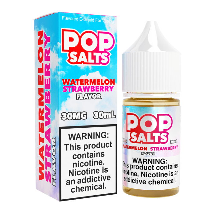 Buy Pop Salts | Watermelon Strawberry | Salts | Ejuice | Eliquid | 30 mL at Cheap Wholesale Distributor Deal Prices from ejuiceresellers.com