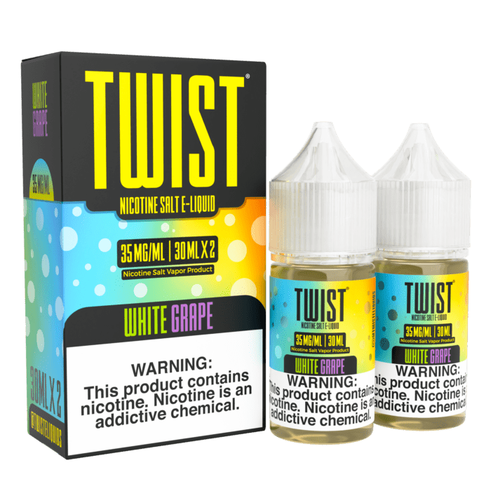 Buy Twist | White Grape | Ejuice | Eliquid | Salts | 30ml | 60ml at Cheap Wholesale Distributor Deal Prices from ejuiceresellers.com