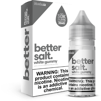 Buy better salt | White Gummy | Ejuice | Eliquid | Salts | 120 mL at Cheap Wholesale Distributor Deal Prices from ejuiceresellers.com