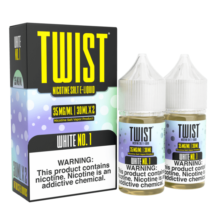 Buy Twist | White No. 1 | Ejuice | Eliquid | Salts | 30ml | 60ml at Cheap Wholesale Distributor Deal Prices from ejuiceresellers.com