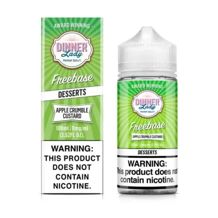 freebase desserts apple crumble custard