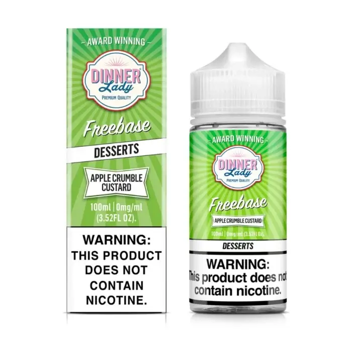 freebase desserts apple crumble custard