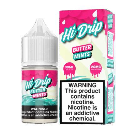 Buy Hi Drip | Butter Mints | Ejuice | Eliquid | Salt | 30 ml E-Juice Resellers at Cheap Wholesale Distributor Deal Prices from ejuiceresellers.com