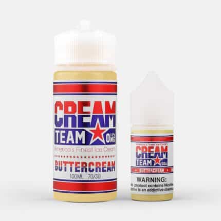 Buy Cream Team | Buttercream | Ejuice | Eliquid | 100 ml E-Juice Resellers at Cheap Wholesale Distributor Deal Prices from ejuiceresellers.com
