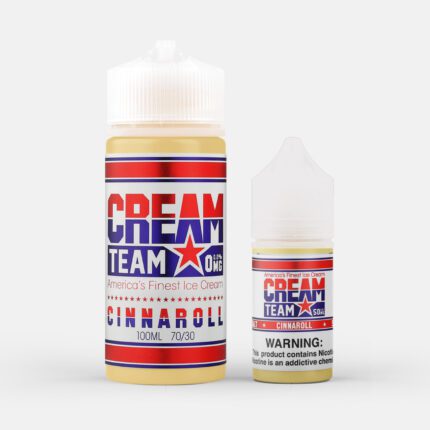 Buy Cream Team | Cinnaroll | Ejuice | Eliquid | 100 ml E-Juice Resellers at Cheap Wholesale Distributor Deal Prices from ejuiceresellers.com