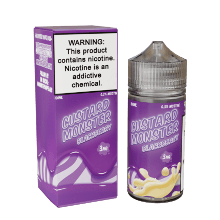 Buy Jam Monster | Custard Monster Blackberry | Ejuice | Eliquid | 100 ml E-Juice Resellers at Cheap Wholesale Distributor Deal Prices from ejuiceresellers.com