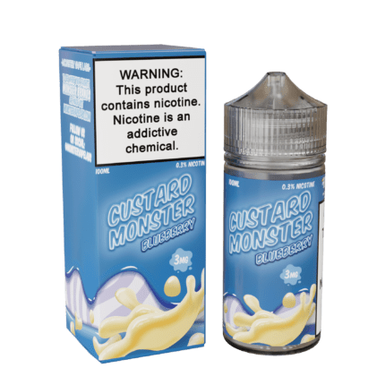 Buy Jam Monster | Custard Monster Blueberry | Ejuice | Eliquid | 100 ml E-Juice Resellers at Cheap Wholesale Distributor Deal Prices from ejuiceresellers.com
