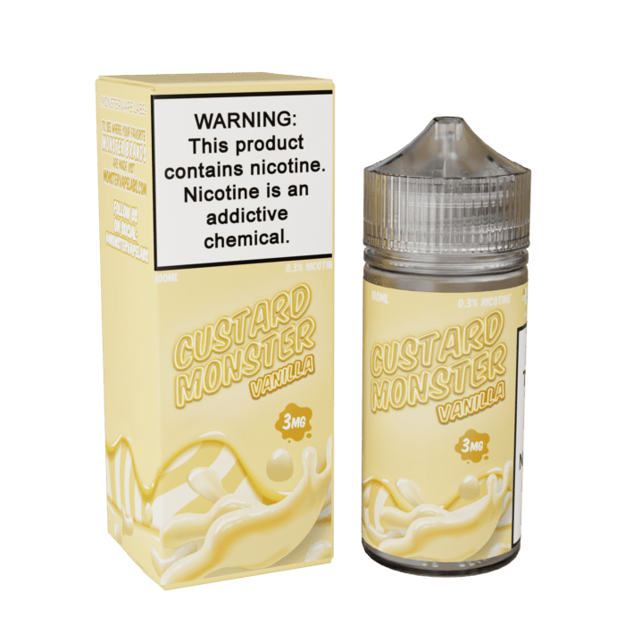 Buy Jam Monster | Custard Monster Vanilla | Ejuice | Eliquid | 100 ml E-Juice Resellers at Cheap Wholesale Distributor Deal Prices from ejuiceresellers.com