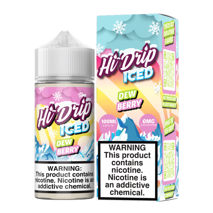 Buy Hi Drip | Iced Dew Berry | Ejuice | Eliquid | 100 ml E-Juice Resellers at Cheap Wholesale Distributor Deal Prices from ejuiceresellers.com
